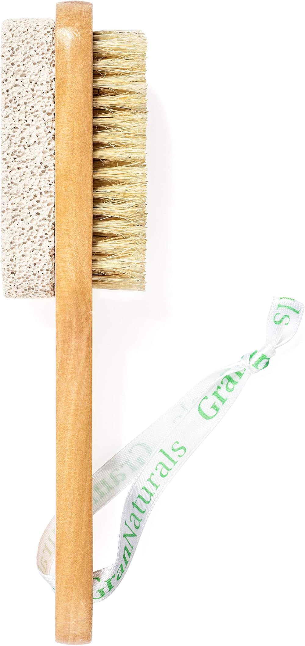GranNaturals Foot Brush Pumice Stone Handle Callus Corn Remover Exfoliator Men