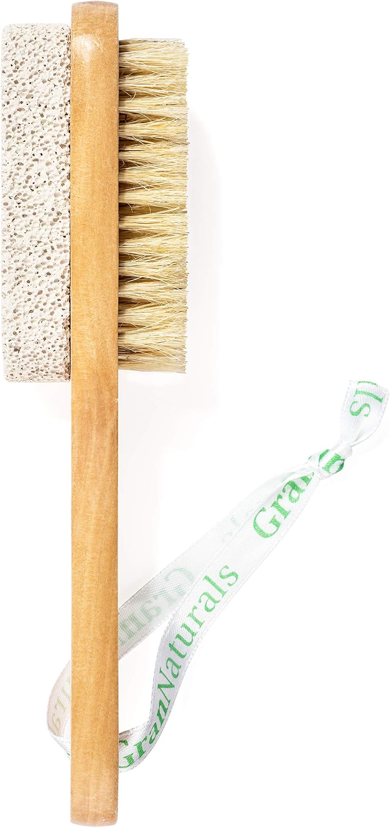 GranNaturals Foot Brush Pumice Stone Handle Callus Corn Remover Exfoliator Men