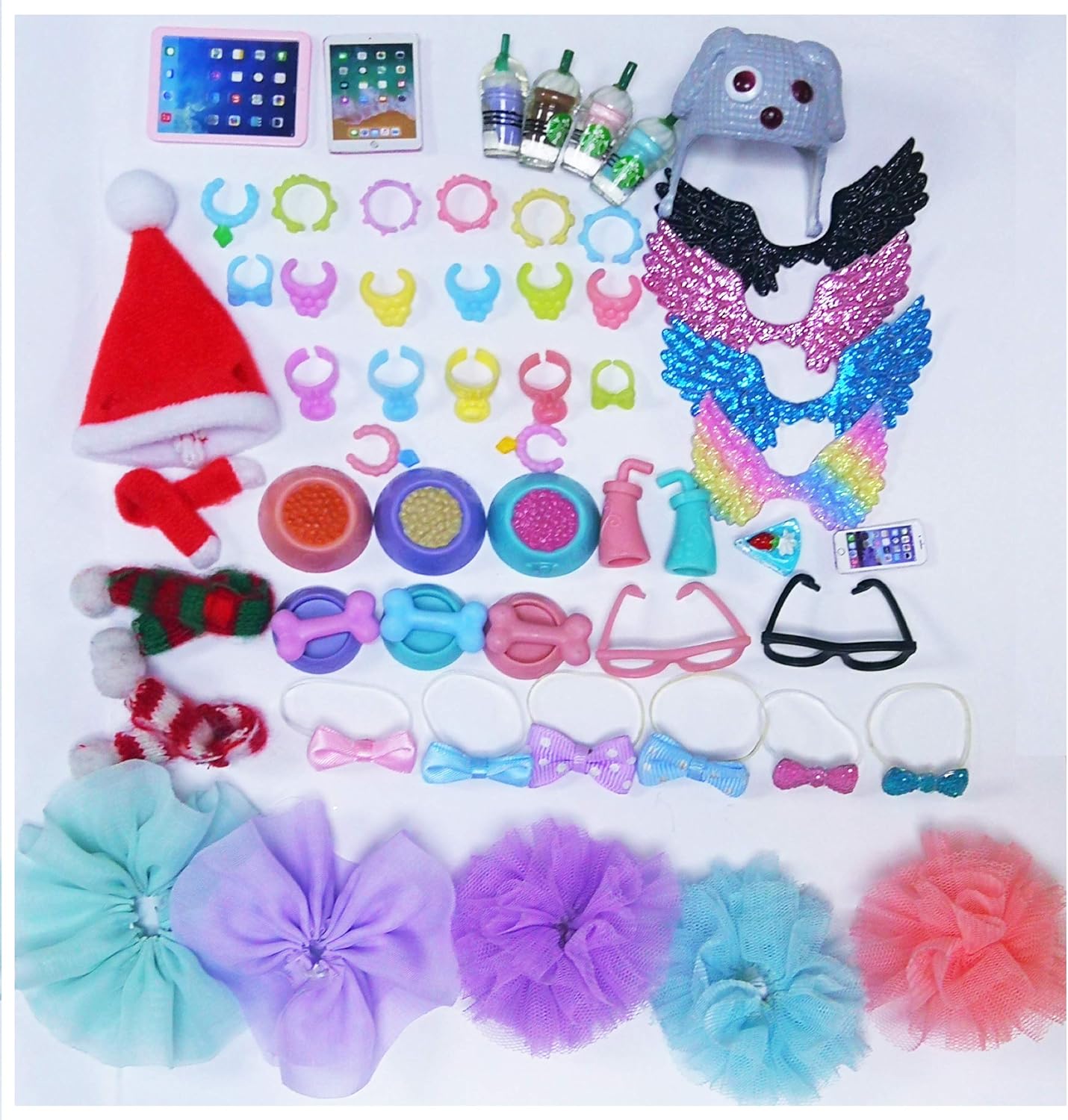 LPS Accessories Lot （Random 10 PCS Bow Skirt Collars Food