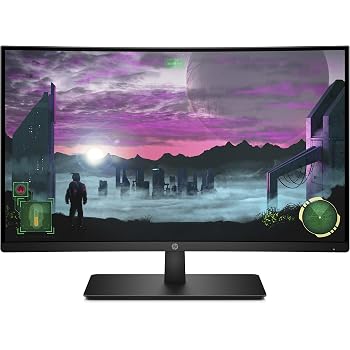 Amazon.com: HP 27-inch FHD Curved Gaming Monitor with AMD ...