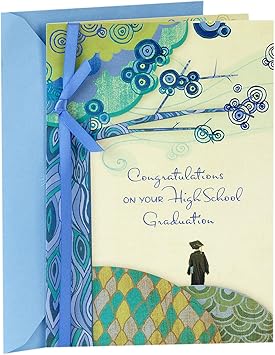 Amazon Com Hallmark High School Graduation Card A Day To Celebrate You Office Products