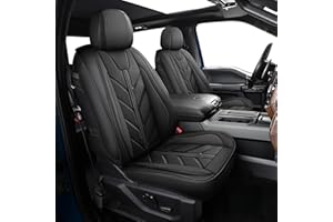 BALLIOL Pickup Seats Covers Compatible with Dodge Ram 1500 2009-2024 Limited Laramie Big Horn Truck Pleather Seat Covers Custom Fit Dodge Ram 2500 3500 Crew Cab& Quad Cab (Black)