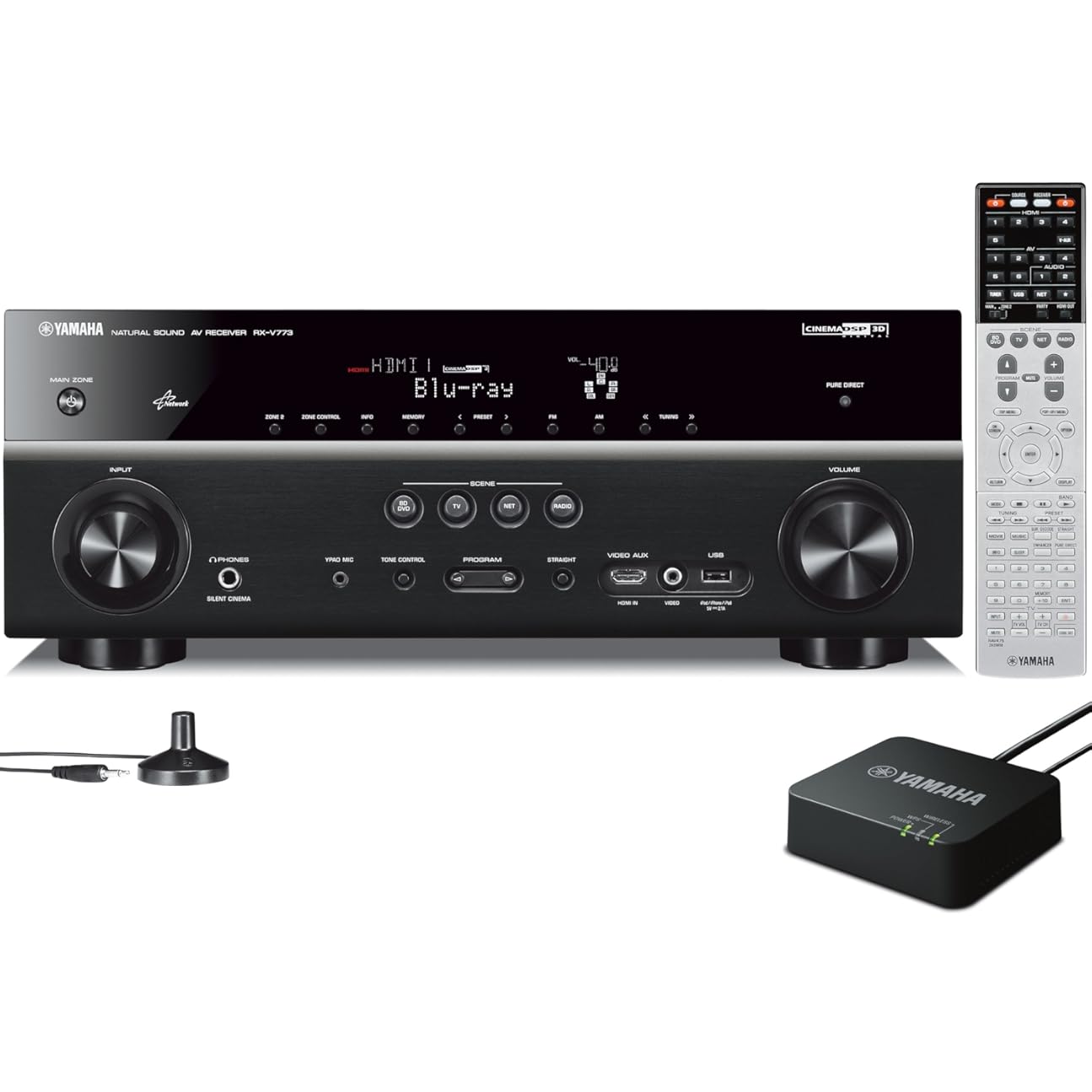Yamaha RX-V773WA 7.2- Channel Network AV Receiver (Discontinued by Manufacturer)
