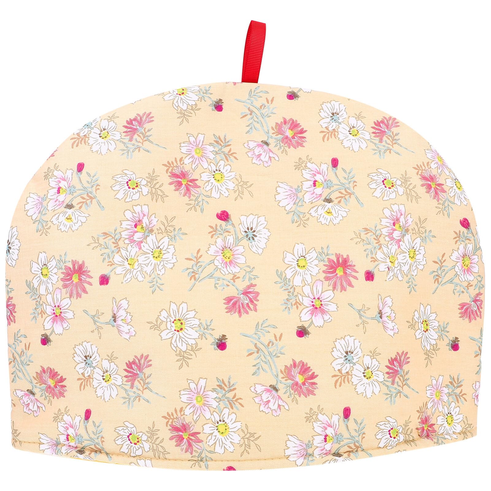 Gatuida Teapot Cover: Printing Flower Tea Pot Cover Insulated Cover Warmer Teapot Cosy Cover Dust Proof for Small Medium or Large Kitchen Home