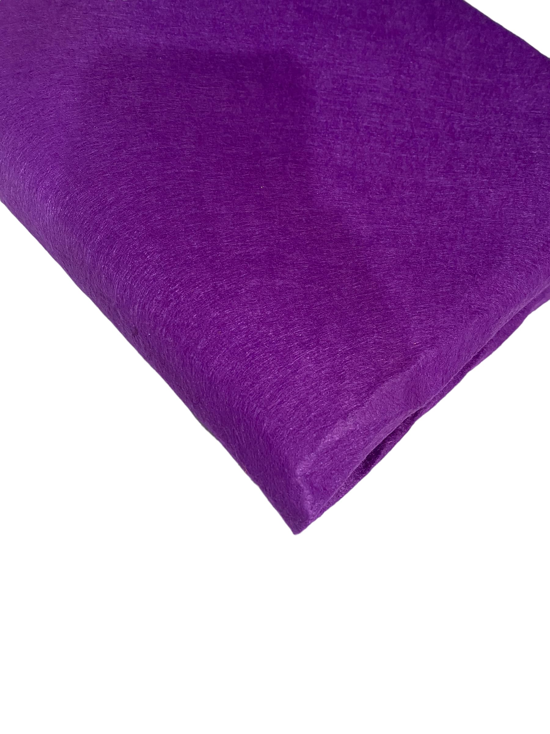 Craft Felt by The Metre Material for Sewing Embroidery Decorations 90CM Wide (2 Meter, Purple)