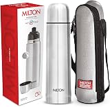 Milton Thermosteel Vacuum Flask 1 Litre Stainless Steel Bottle Leak Proof