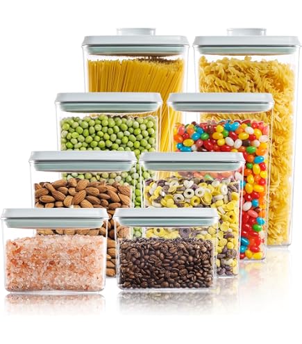 SoftWorks 9-Piece POP Food Storage Container Set : Amazon.ca: Home