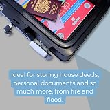 Cathedral Products DSBA4 UL Lockable A4 Fireproof Waterproof Security Chest view 8