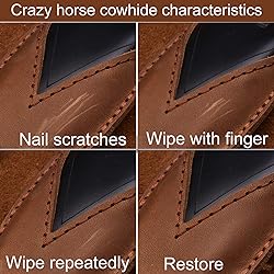 ZiHafate Leather Car Key Fob Cover Compatible with