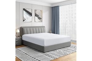 Cathay Home Twin Fitted Sheet - Double Brushed Ultra Soft – Wrinkle & Fade Resistant - 14" Standard Pocket Fitted Sheet Only - Good Fit for 12"-16" Deep Mattress (Twin, White)