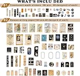 Draupnir 200Pcs Vintage Scrapbooking Stickers Paper Pack Celestial Astrology view 2