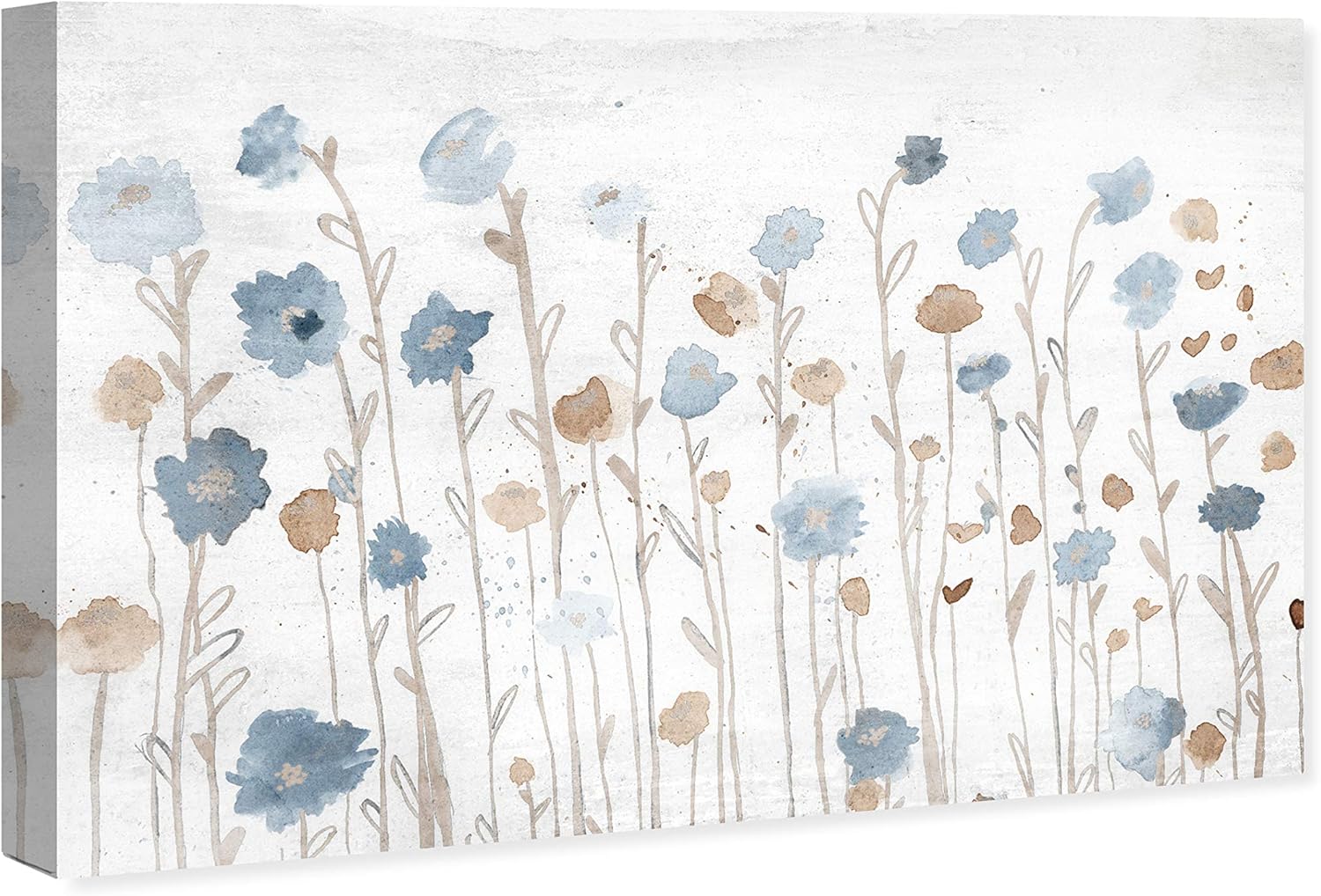 Amazon Com The Oliver Gal Artist Co Floral Wall Art Canvas Prints Beautiful Growth Light Home Decor 15 X 10 Blue Brown Home Kitchen