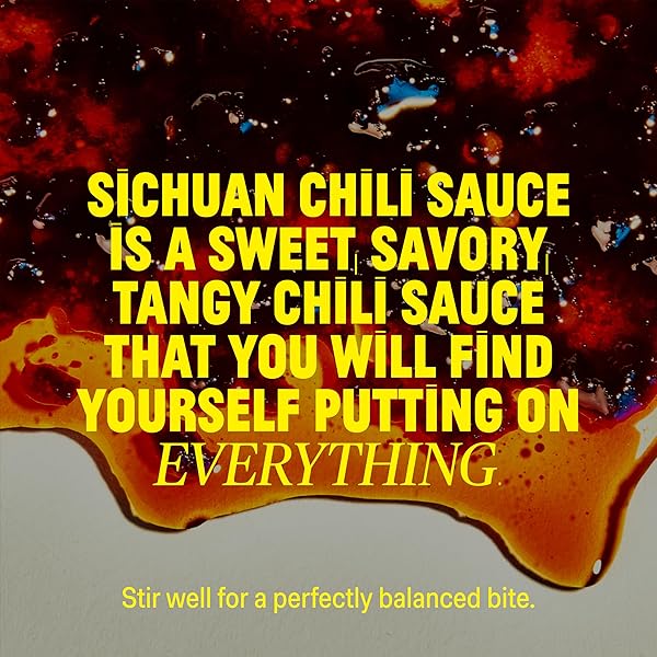 FLYBYJING SWEET + SPICY SICHUAN CHILI SAUCE: PERFECT FOR NOODLES, PROTEINS, VEGGIES, FISH, DUMPLINGS AND EVERYTHING ELSE – HOT SAUCE, MARINADE AND GLAZE MADE W/PREMIUM CHILIS – VEGAN, 6OZ (PACK OF 1)