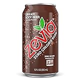 Zevia Zero Calorie Soda, Ginger Root Beer, 12 Fl Oz