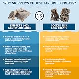 SKIPPER'S Fish Skin Jerky Cubes Dog Treats Extra Small 1kg Pack view 7