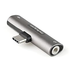 StarTech.com USB C Audio & Charge Adapter - USB-C