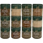 Simply Organic Mini Spices Gift Set (12 FLAVORS)-by AUUOO