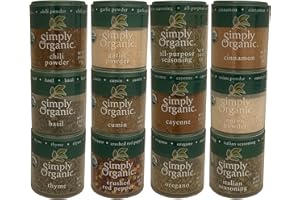 GENERIC Simply Organic Mini Spices Gift Set (12 FLAVORS)-by AUUOO
