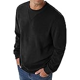 Sailwind Men's Corduroy Sweatshirt Casual Long Sleeve Crewneck Pullover Sweatshirts