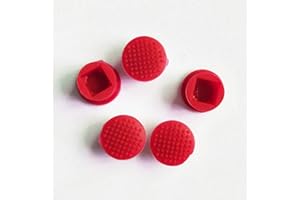 NBPARTS 5 PCS TrackPoint Keyboard Mouse Red Cap Soft Dome Laptop Pointer for IBM Lenovo ThinkPad