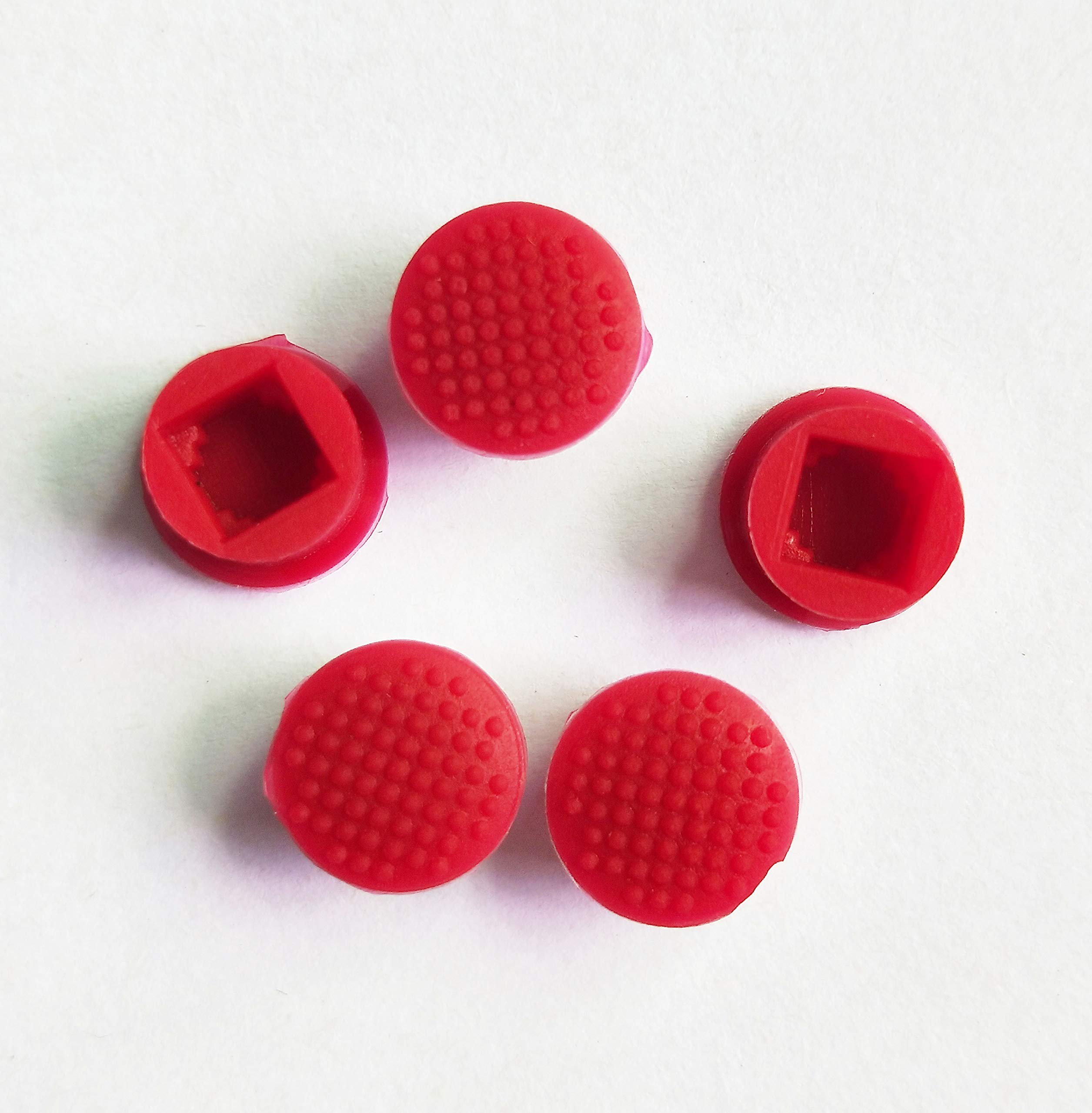 5 PCS TrackPoint Keyboard Mouse Red Cap Soft Dome