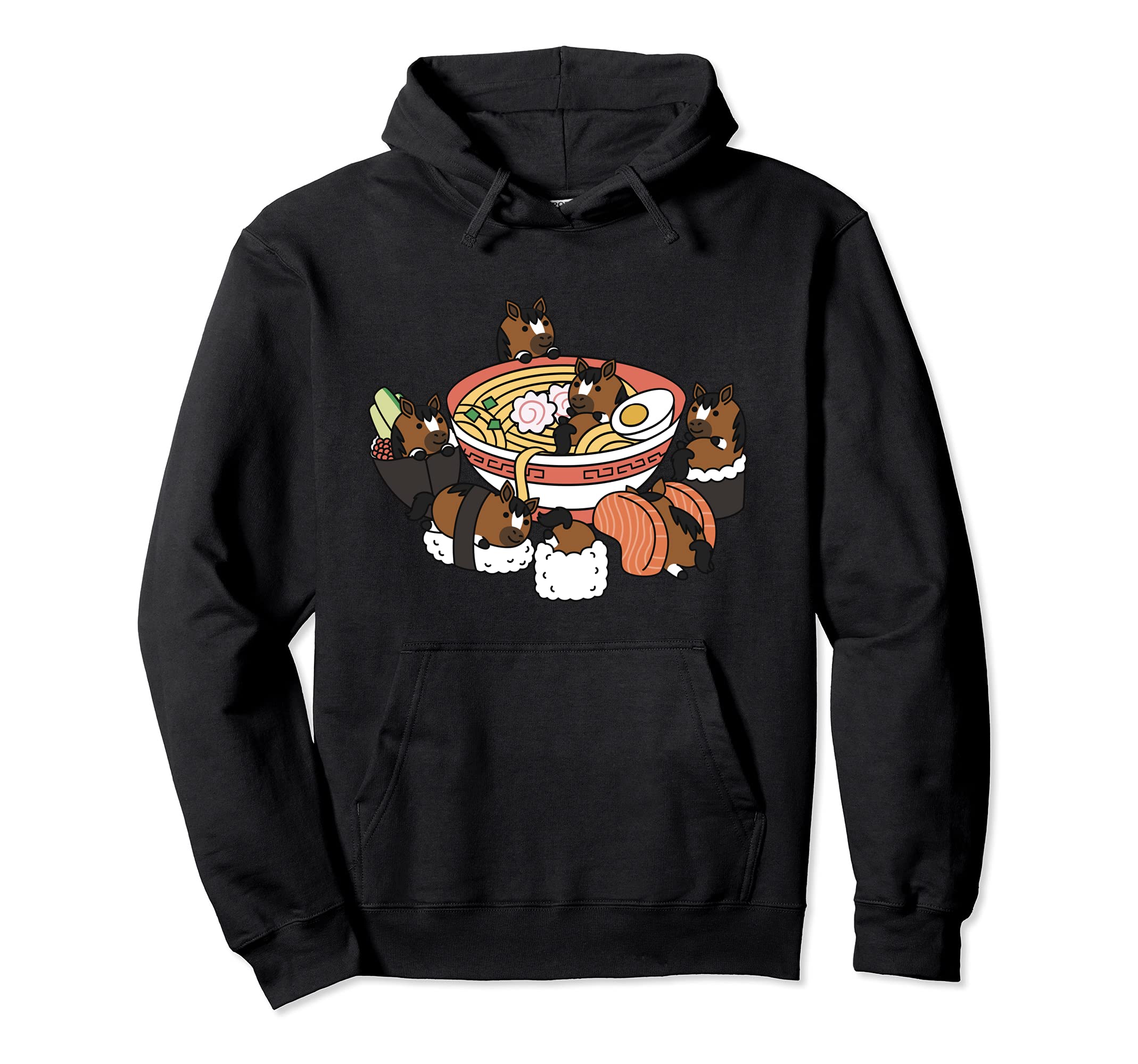 Ramen Sushi Horse Pet Pullover Hoodie