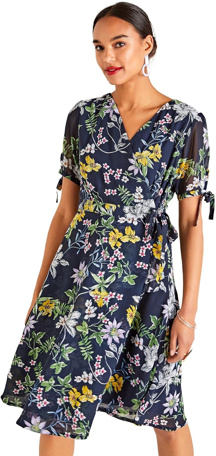 wrap tea dress uk