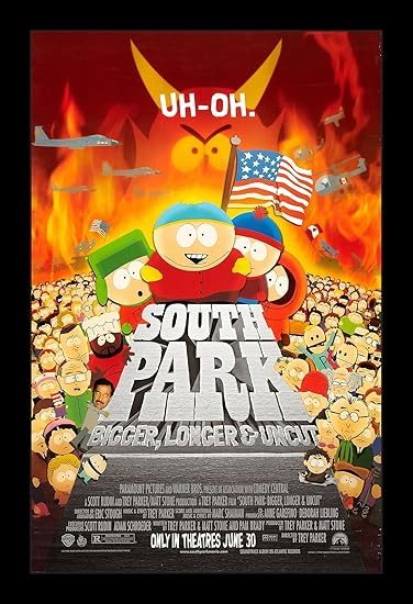 Amazon Com South Park 11x17 Framed Movie Poster By Wallspace Posters Prints