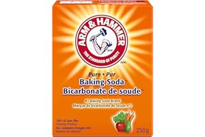 Arm & Hammer Pure Baking Soda – Multi-Purpose Cleaner, Natural Deodorizer & Baking Essential – Compact Size – 250 g (Pack of 