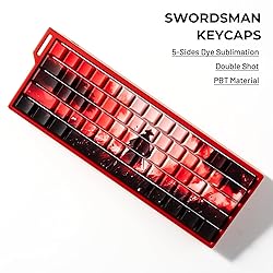GMKWTL XVX Swordsman Double Shot PBT Keycaps,Side