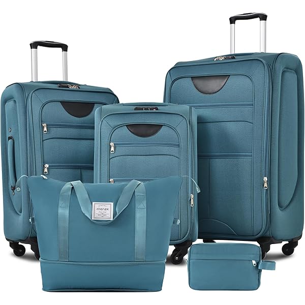 Amazon.com: Merax Softside Luggage Set Softshell Lightweight 3