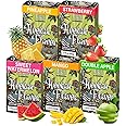 M. ROSENFELD Pleasure Hookah Flavors Set - 5 x 1.76 oz Non Tobacco Hookah Flavor (Sweet Watermelon - Double apple - Mango - Pineapple - Strawberry) Hookah Bundle Pack of 5 - Try these Tobacco Free Shisha