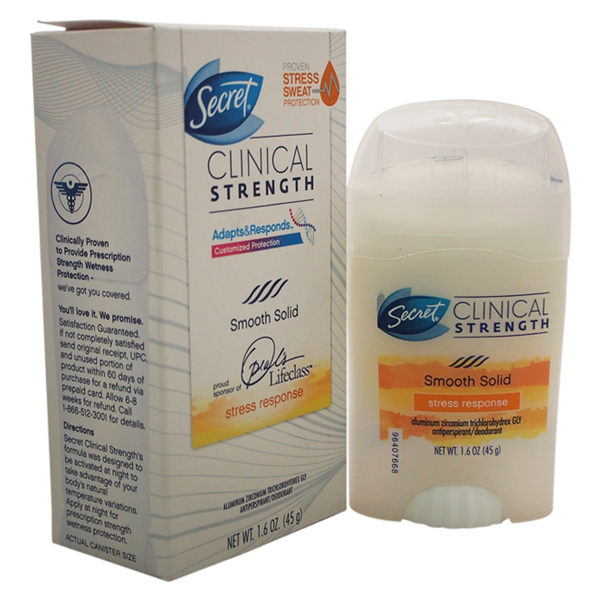 Secret Clinical Strength Smooth Solid Women's Antiperspirant and ...