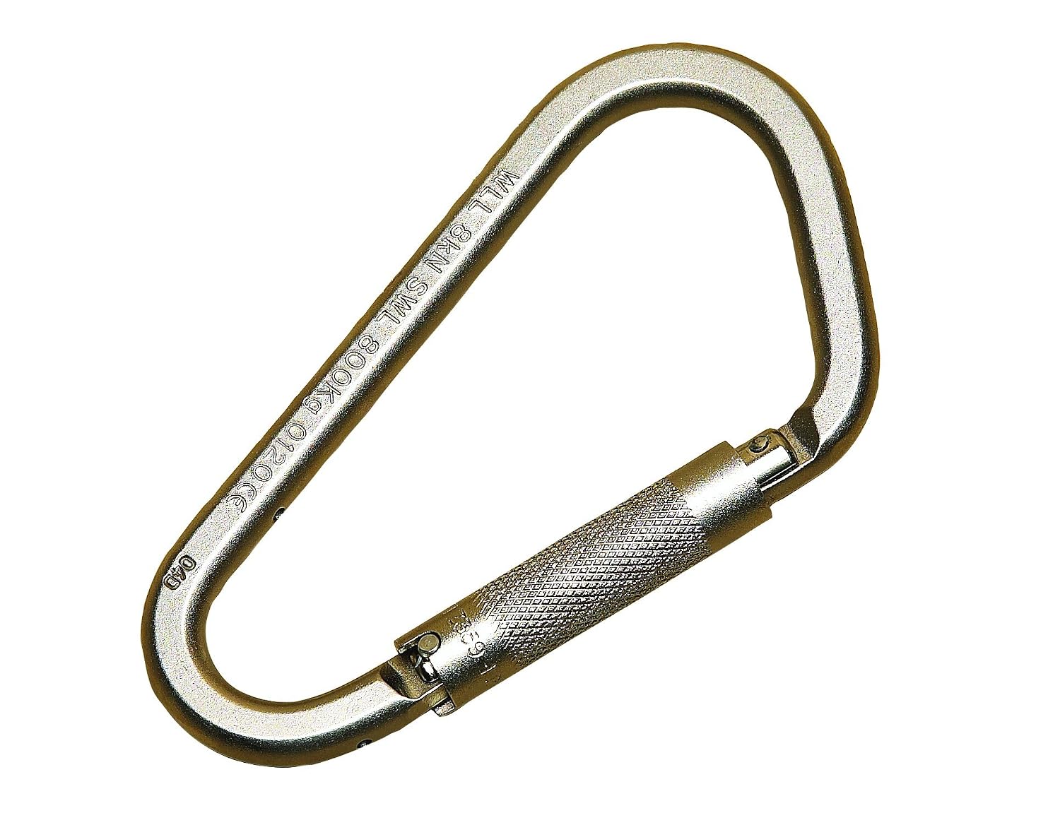 Dbi/Sala Saflok, 2000300 Carabiner, 2-Inch Gate Opening Steel, With Self Closing (648250161791)