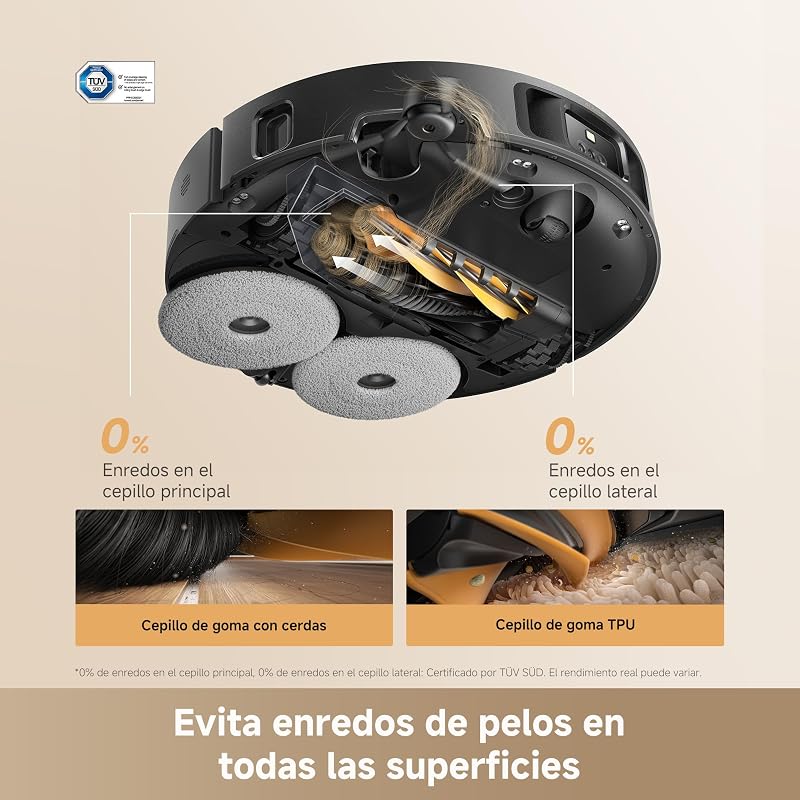 Aspirador robô L50s Pro Ultra, 30.000 Pa, Esfregão Autolimpante 100 °C