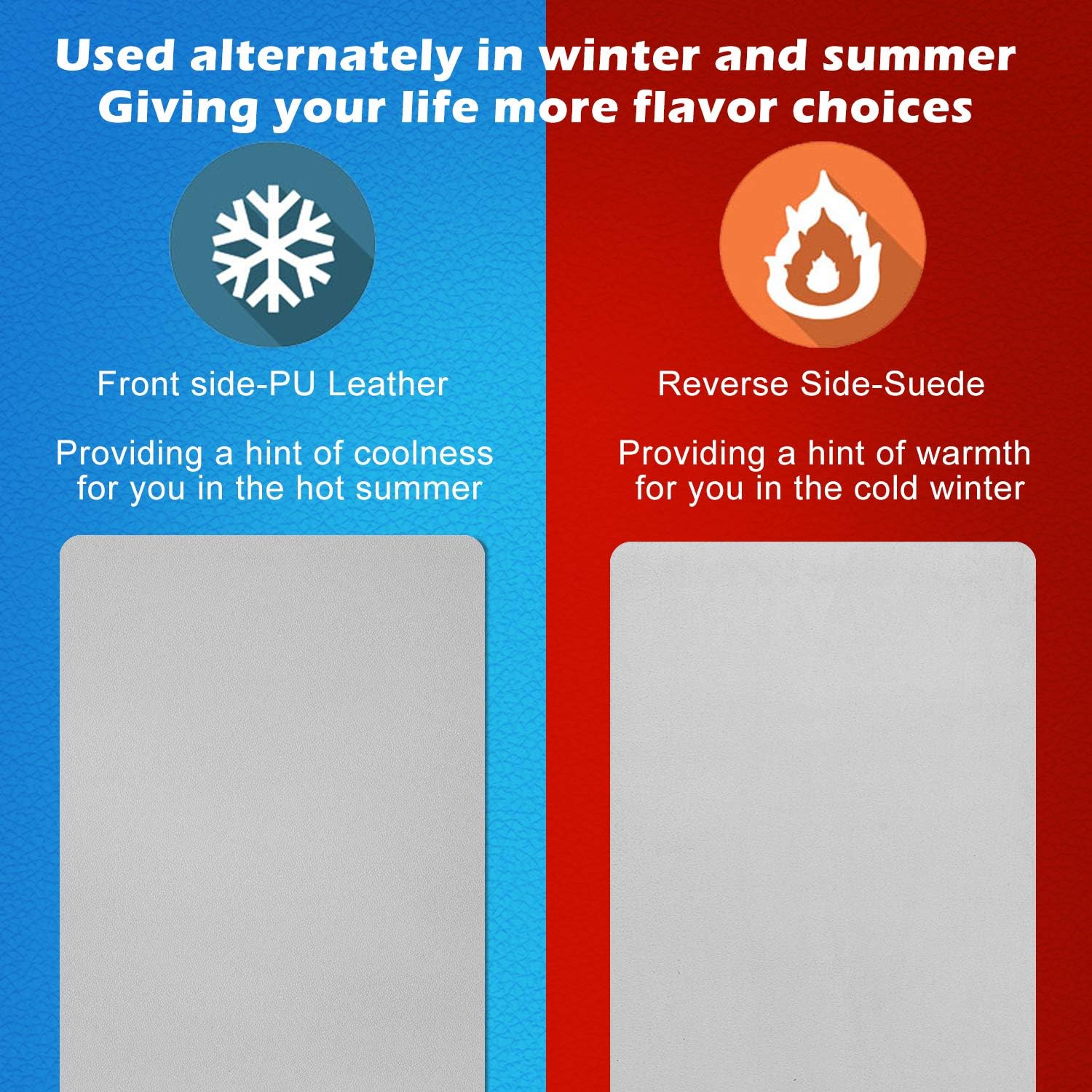 iCasso Desk Pad, Waterproof PU Leather Desk Blotter Protector Mouse Pad, Smooth Surface Desk Mat, Large Durable Desk Writing Pad for Work, Game, Office, Home Accessories - 35.4" x 15.7" - Gray: Home Audio & Theater