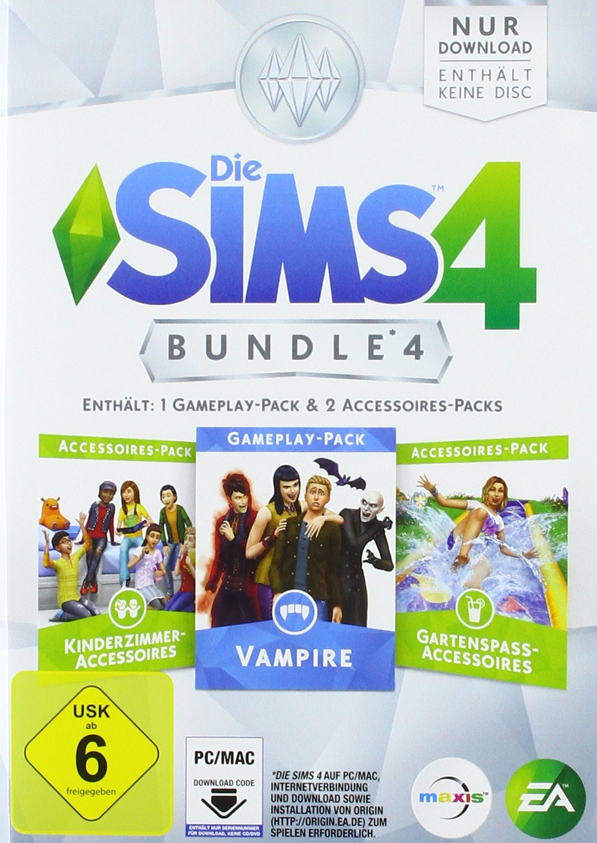 Die Sims 4: Bundle Pack 4 (Dlc Only) [Import Allemand]