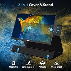 HotYeah Portable Monitor 4K, 15.6'' 3840x2160 UHD
