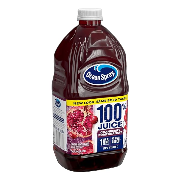 OCEAN SPRAY® 100% JUICE CRANBERRY POMEGRANATE JUICE BLEND, 64 FL OZ BOTTLE