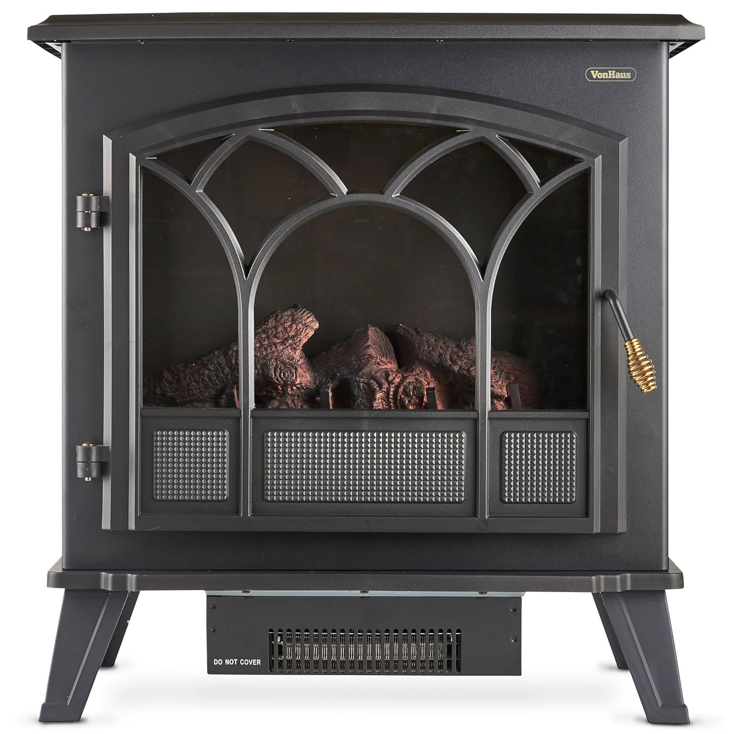 Electrical Fireplaces Ideal for Living Room Black DOMU Brands VonHaus