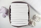 MuslinZ White Baby Muslin Cloths 70x70cm 18 Count 100% Cotton view 4