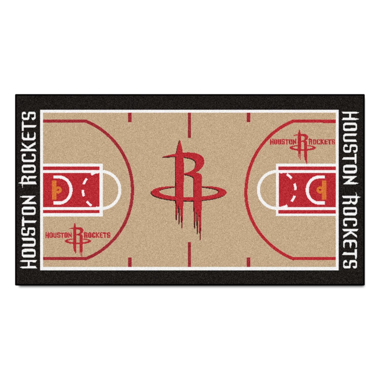 FANMATS NBA Houston Rockets Nylon Face NBA Court Runner-Small