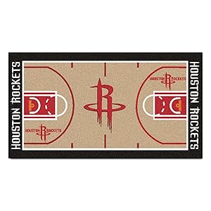 FANMATS NBA Houston Rockets Nylon Face NBA Court Runner-Small