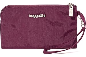 Baggallini RFID Wristlet - Lightweight 7.5"x 4.5" RFID Wallet Card Holder