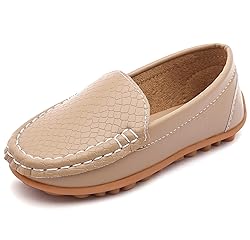 LONSOEN Kids Loafers for Toddler and Little Kids