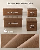 SONGMICS MAZIE Collection Storage Ottoman Bench 110 cm Folding Foot Rest view 7