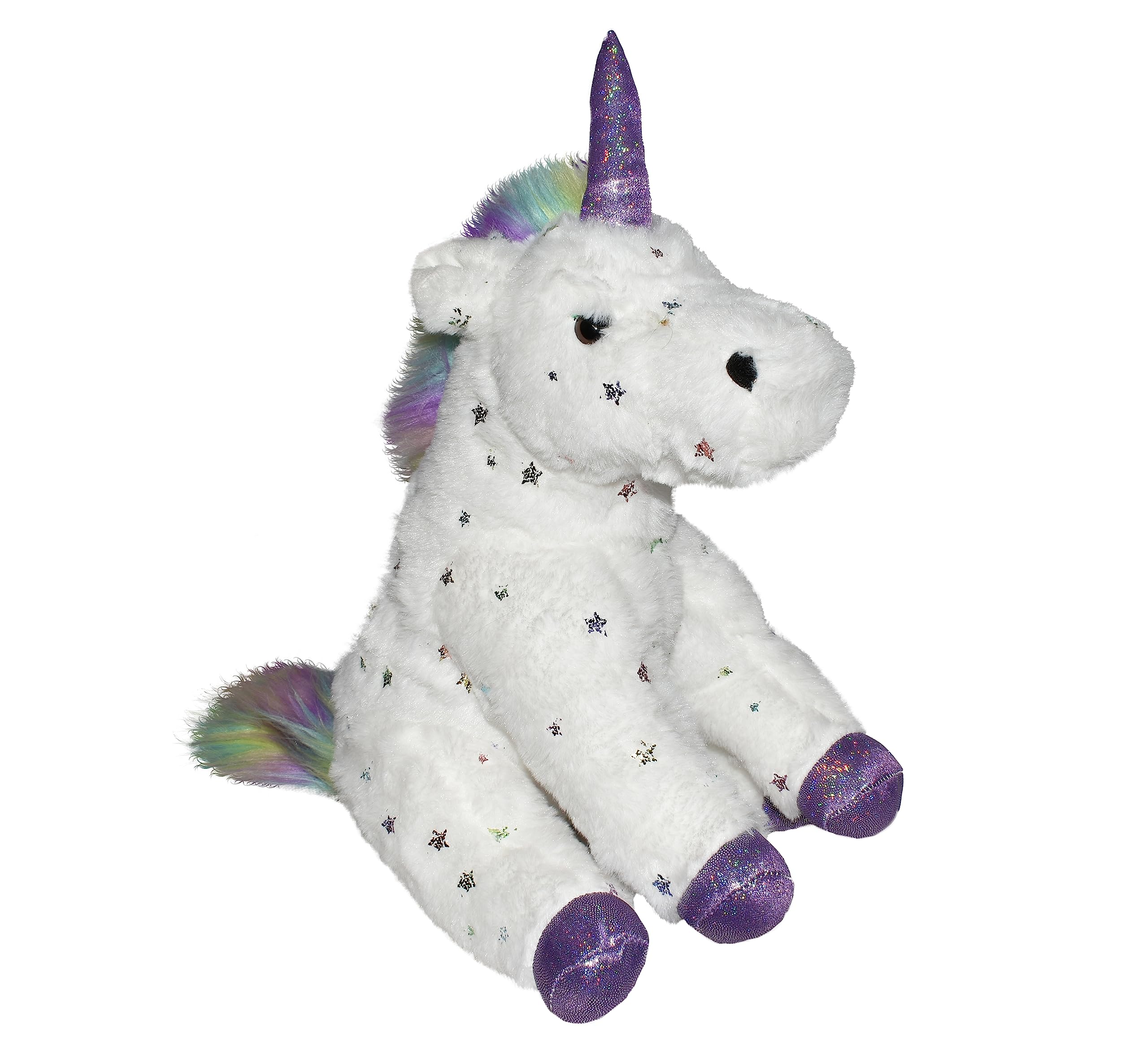 Wild Republic Unicorn, Foilkins, Stuffed Animal, 12 inches, Gift for Kids, Plush Toy, Fill is Spun Recycled Water Bottles