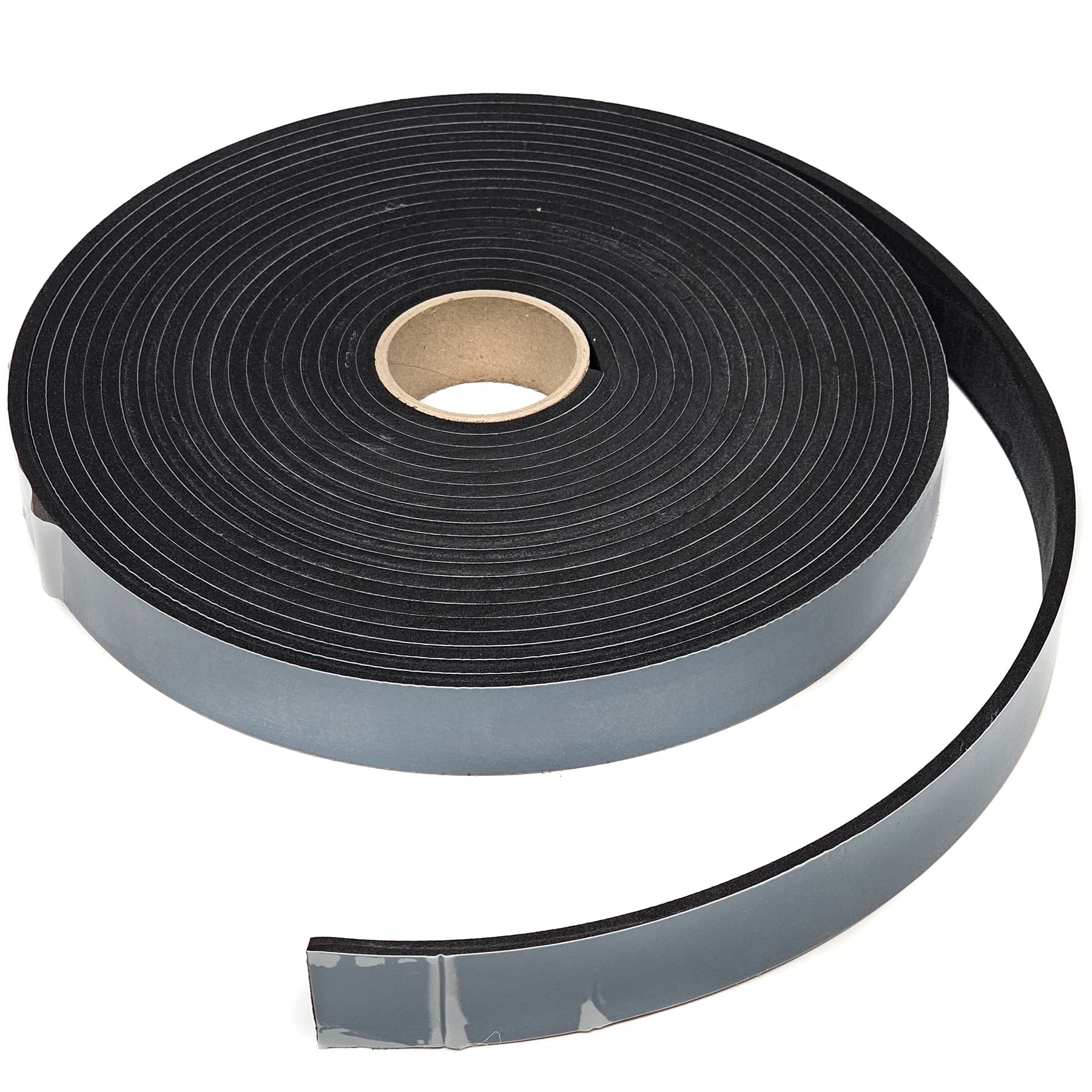 EPDM foam black length: 10 m on roll. Self-adhesive on one side (30 mm x 5 mm)