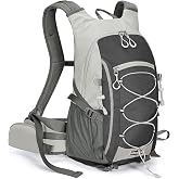 XUVPK 30L Hiking Backpack Daypack Lightweight Rain Cover Travel Camping | Outdoor Knapsack Men Women, Breathable Back Support, Multi-Pocket Storage, Trekking Climb, Waterproof Included Black
