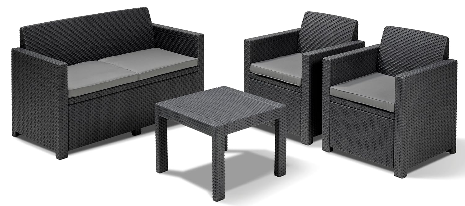 Allibert Alabama Lounge Set Amazon Co Uk Garden Outdoors